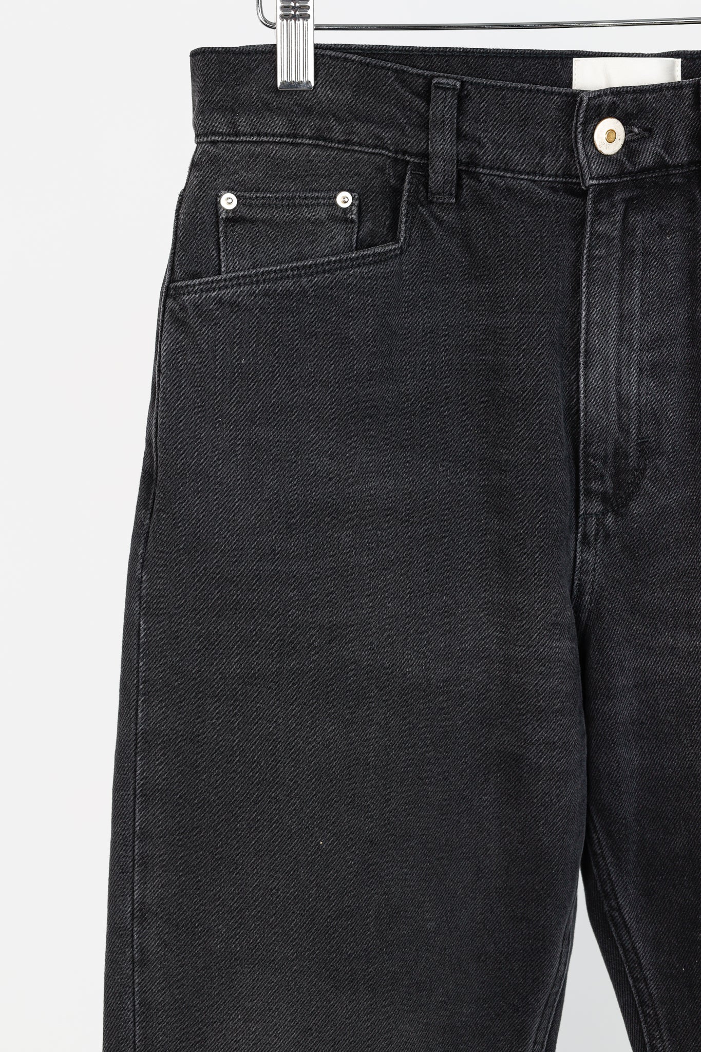 Wandler Carnation Black Straight-Leg Jeans