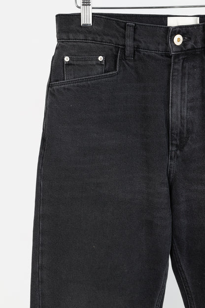 Wandler Carnation Black Straight-Leg Jeans