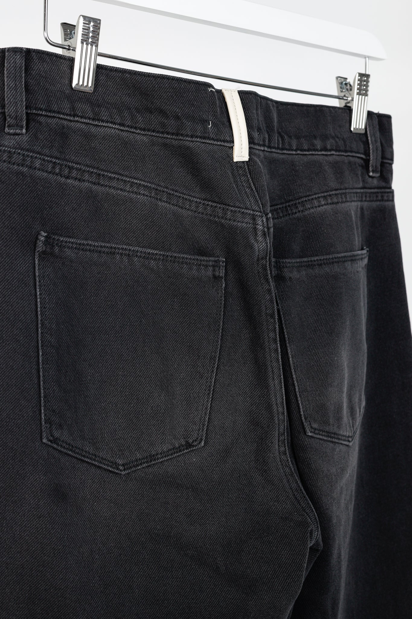Wandler Carnation Black Straight-Leg Jeans