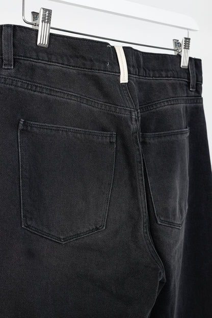 Wandler Carnation Black Straight-Leg Jeans