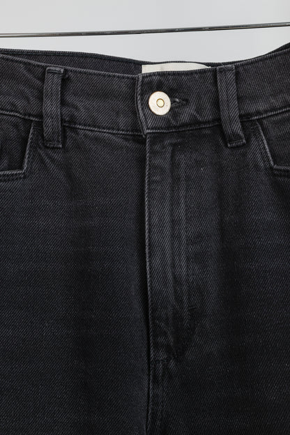 Wandler Carnation Black Straight-Leg Jeans