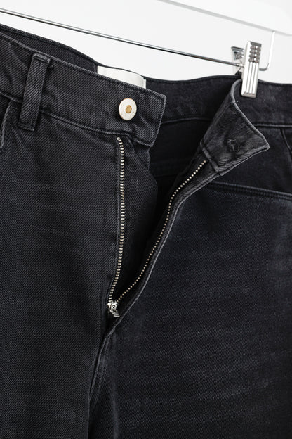Wandler Carnation Black Straight-Leg Jeans