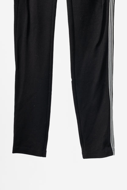 Y-3 Black Jersey Side-Stripe Leggings