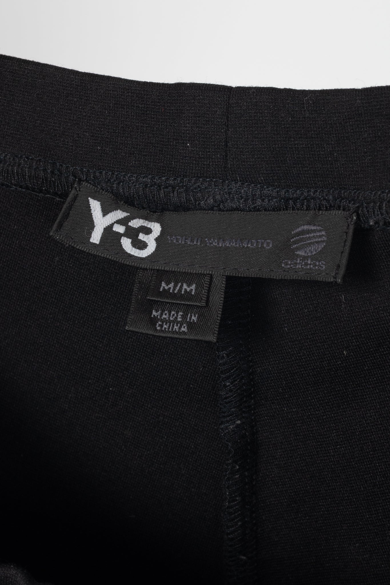 Y-3 Black Jersey Side-Stripe Leggings