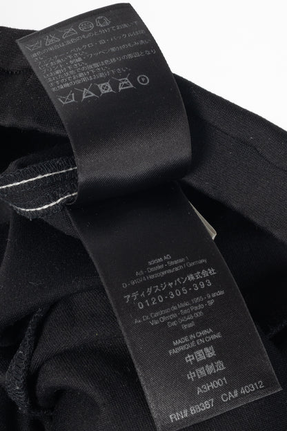 Y-3 Black Jersey Side-Stripe Leggings