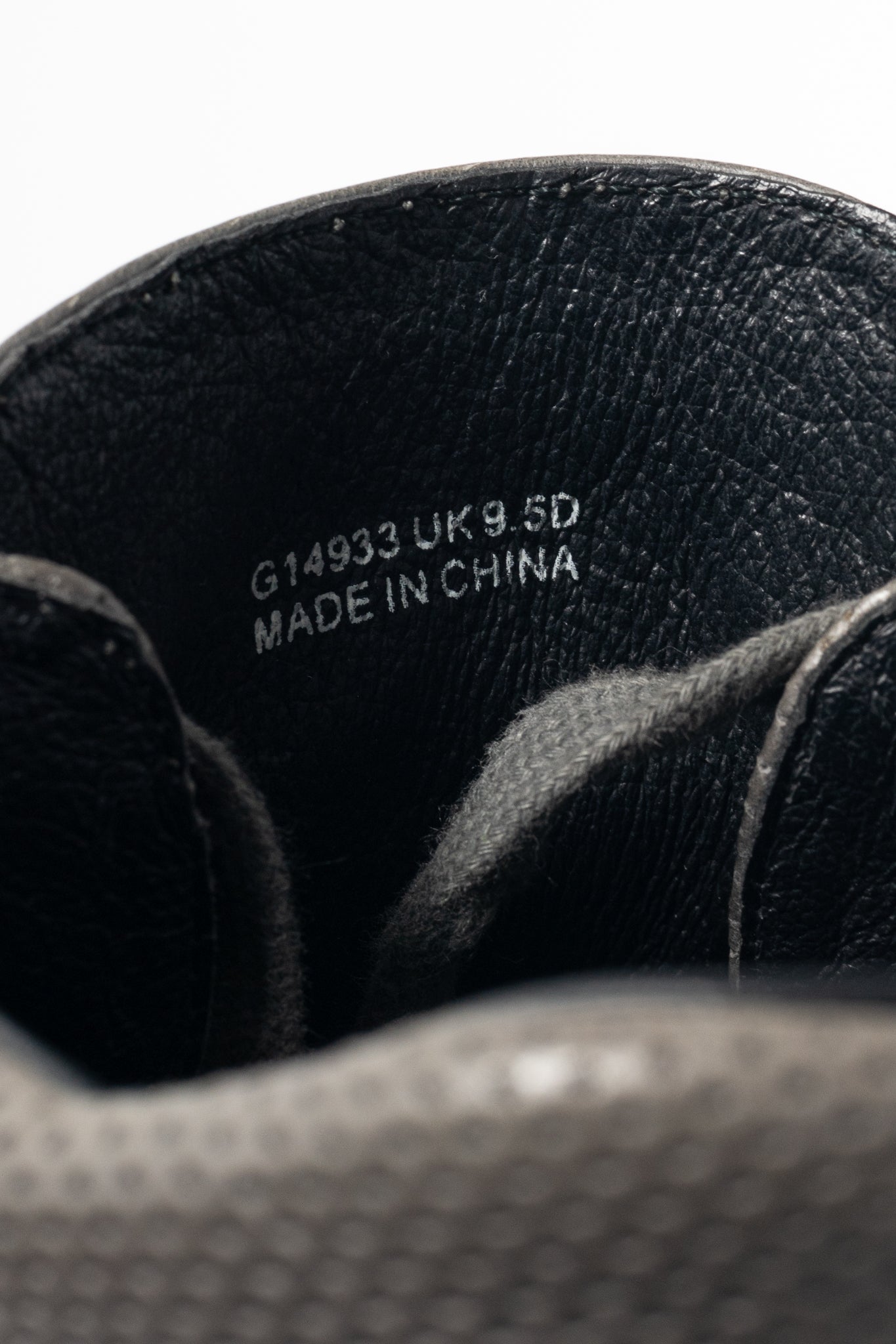Y-3 Hemla "Vintage Black" Leather High-Top Lace-Up Sneakers