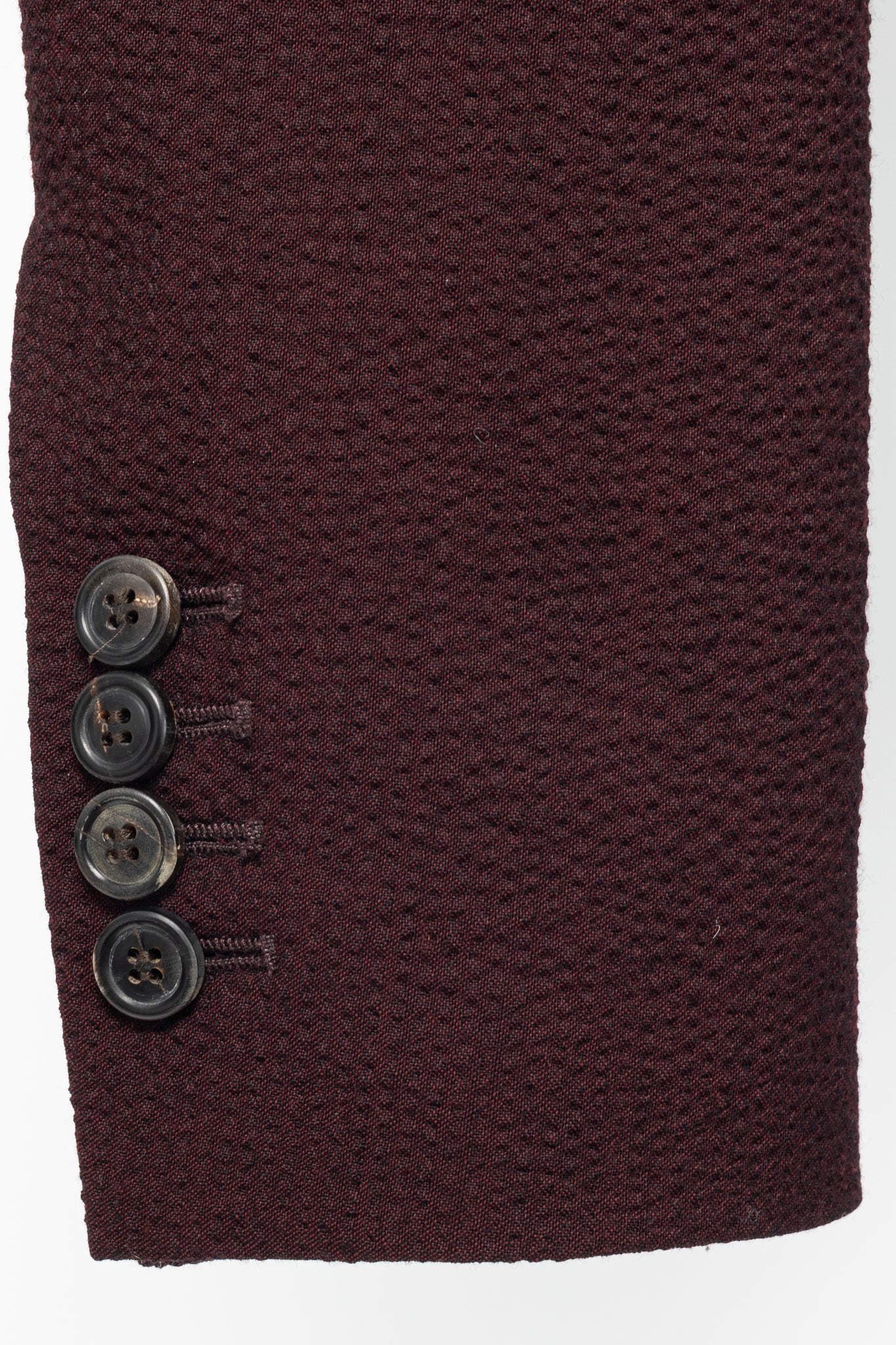 Y/PROJECT SS20 Runway Bordeaux Stretch-Wool Cropped Blazer