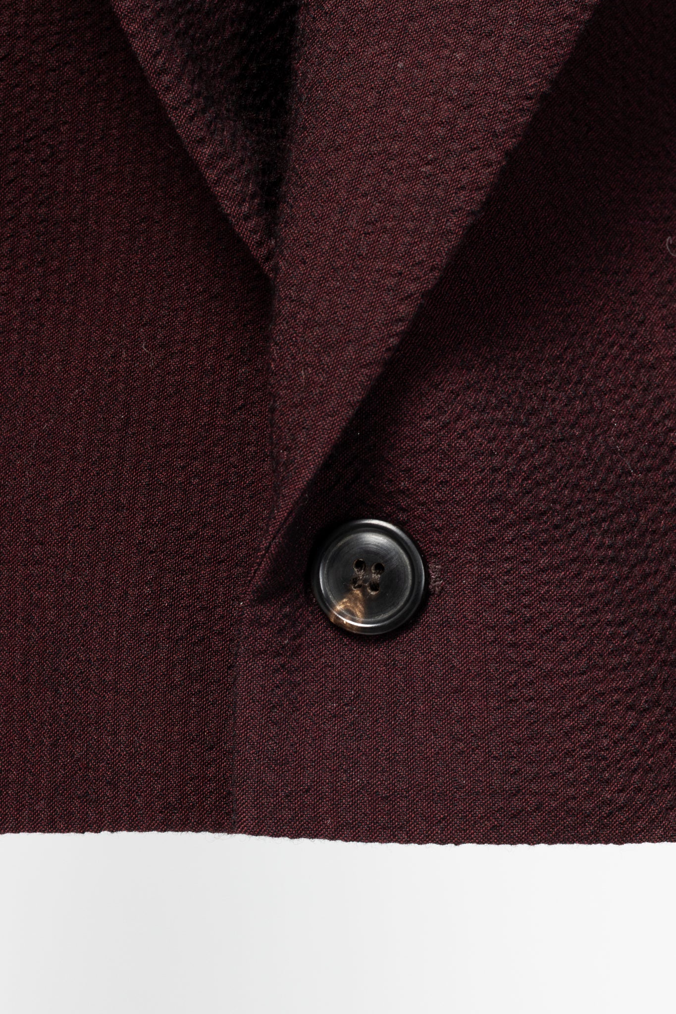 Y/PROJECT SS20 Runway Bordeaux Stretch-Wool Cropped Blazer