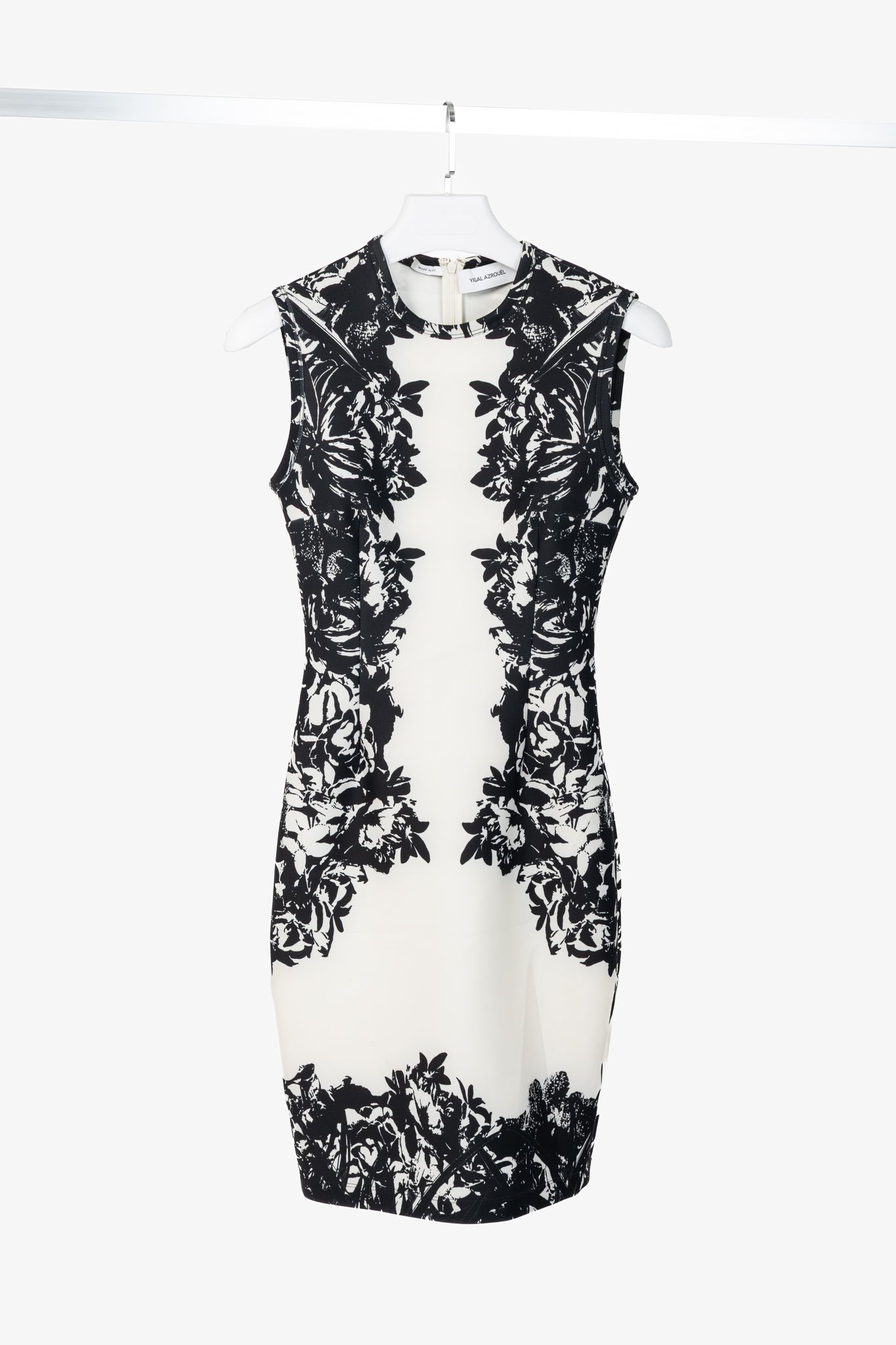 Yigal Azrouel Jet Multi Floral Print Scuba Sheath Dress