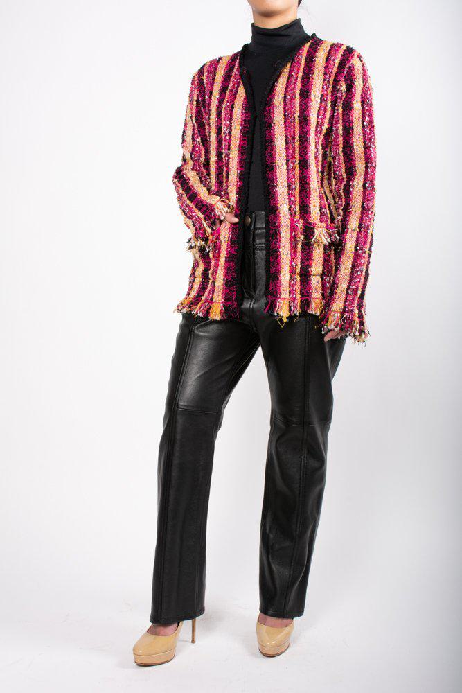 Etro Striped Tweed Jacket