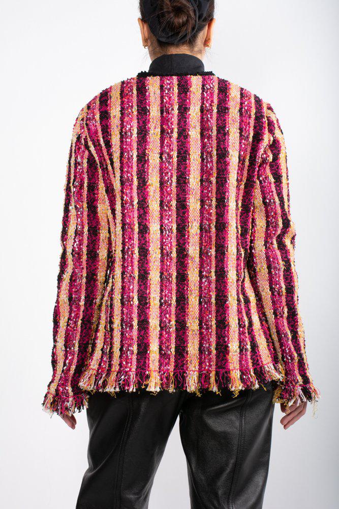 Etro Striped Tweed Jacket