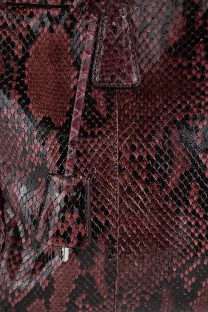Prada Python Bauletto Shoulder Bag
