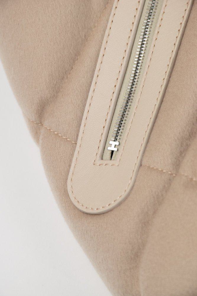 Hermès Cashmere Cashmere Quilted Bomber Jacket