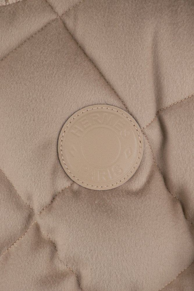 Hermès Cashmere Cashmere Quilted Bomber Jacket