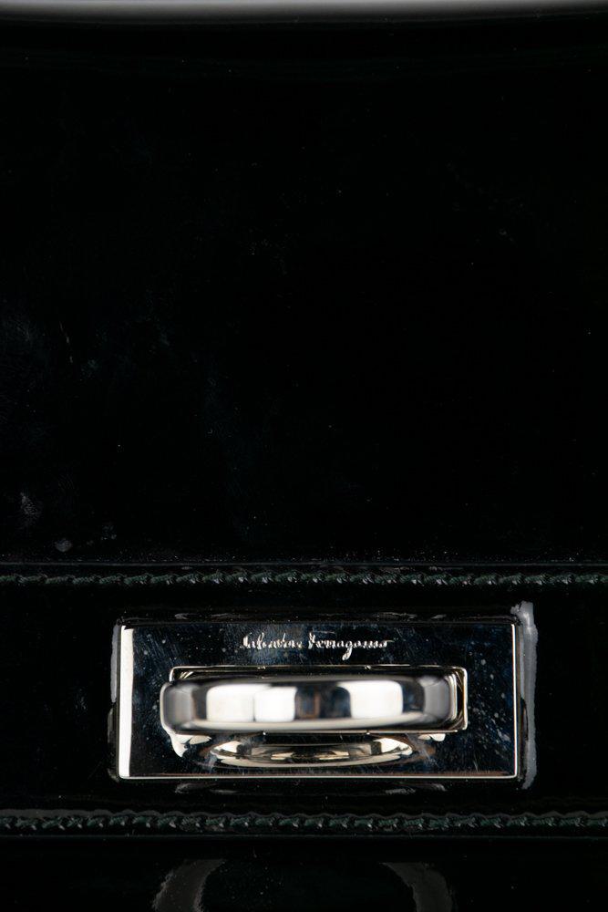 Salvatore Ferragamo Patent Leather Satchel