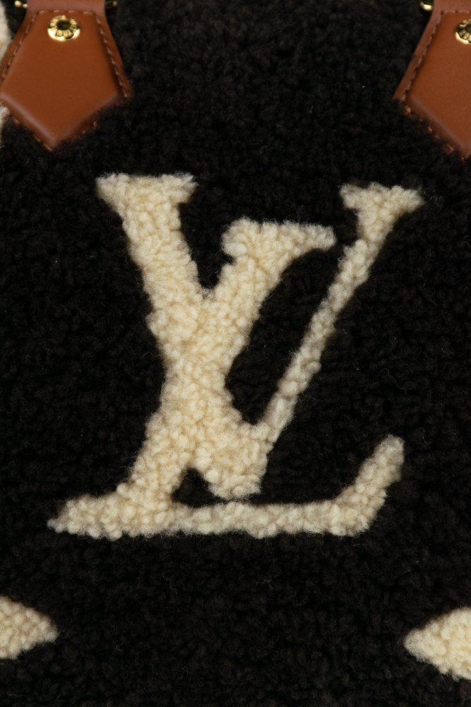 Louis Vuitton Monogram Teddy Shearling Speedy Bandoulière 25