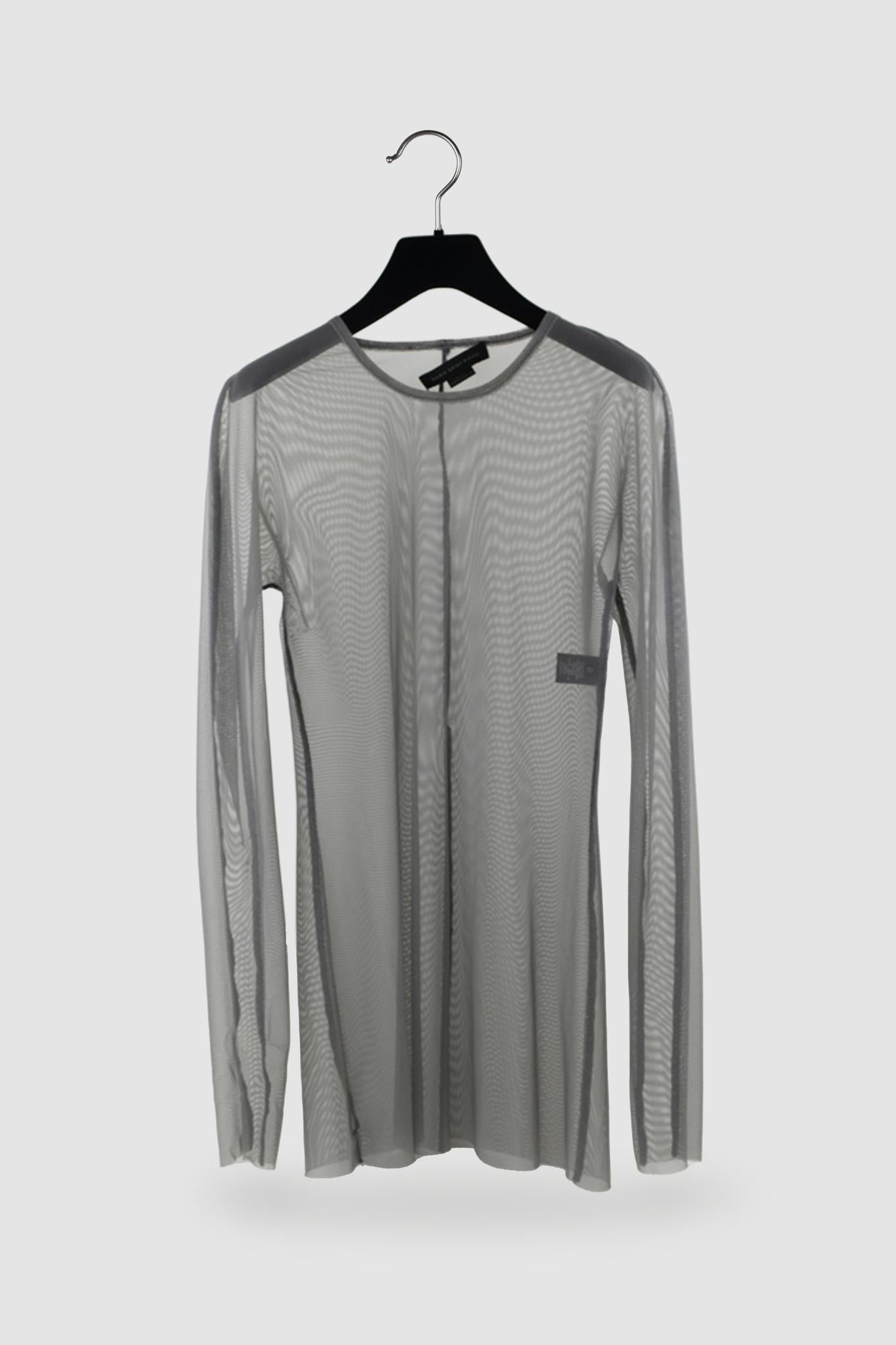 Marie Saint Pierre Slate Mesh Long Sleeve