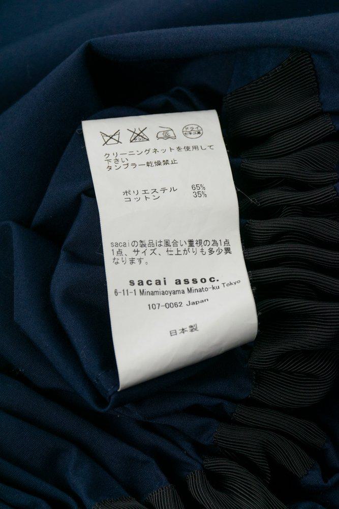 Sacai Luck A/W 15 Open Back Toggle Tee