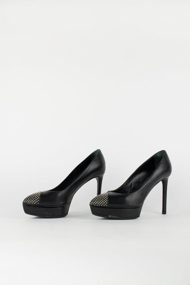 Saint Laurent Stud Toe Platform Pumps