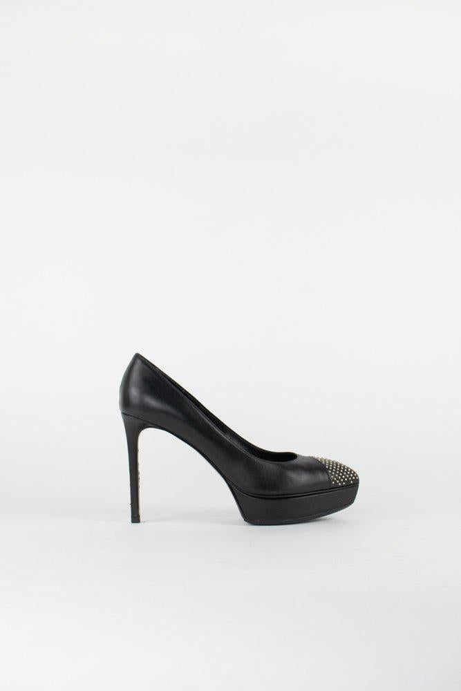 Saint Laurent Stud Toe Platform Pumps