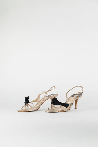 Chloe Metallic Bow Sandal