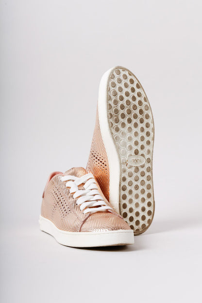 Tod's Perforated T, Metallic Sneakers