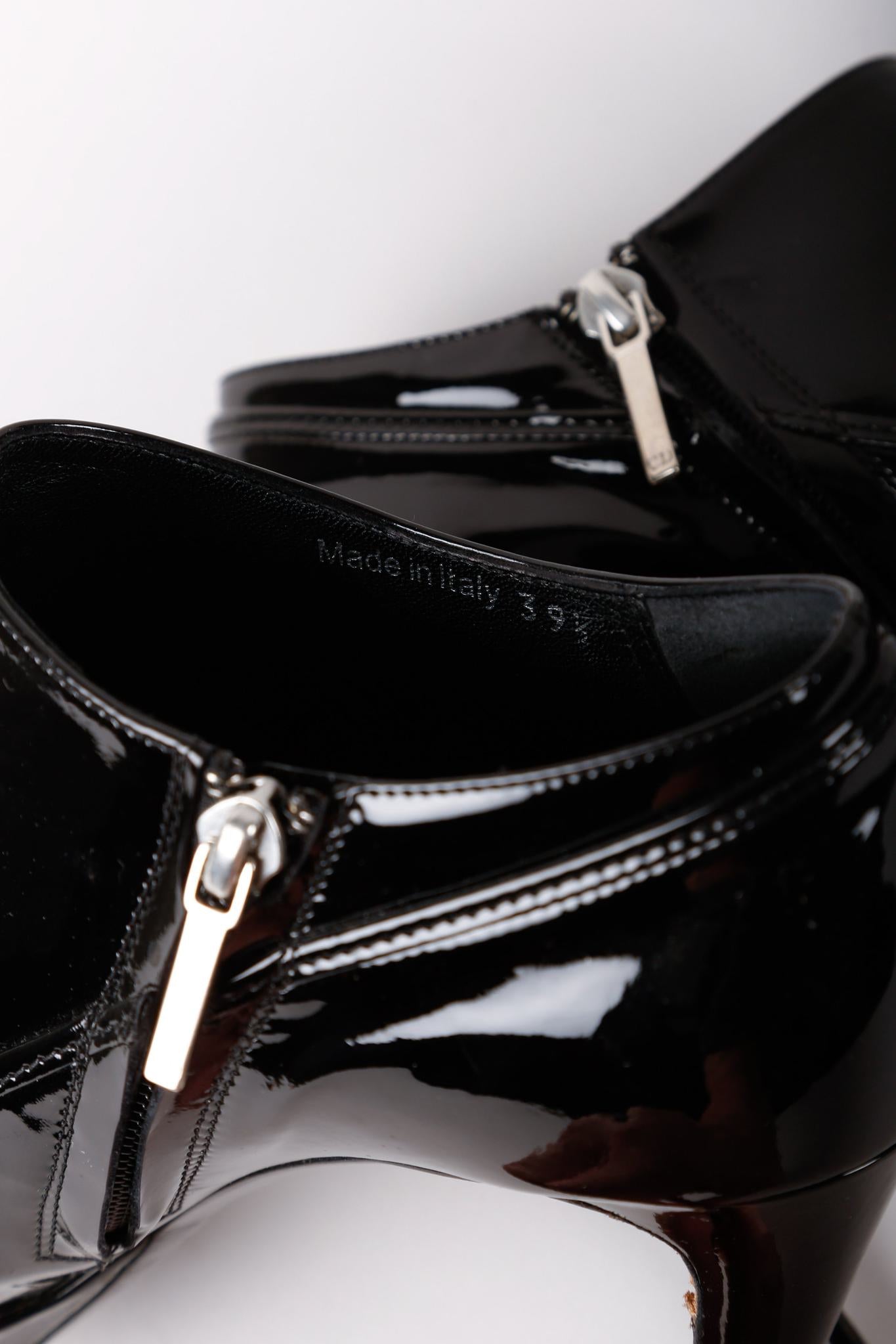 Dior Patent Leather Stiletto Bootie