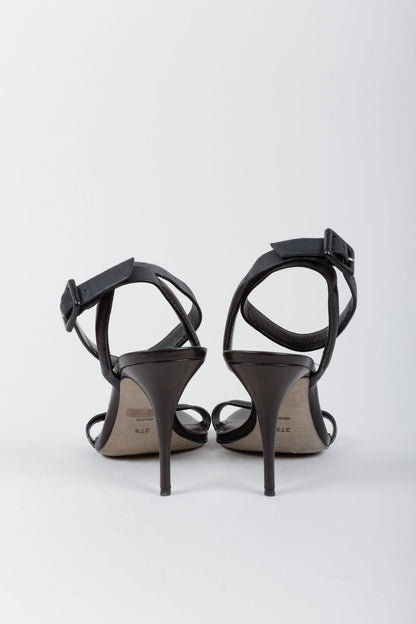 Alexander Wang Soft Black Leather Sandal