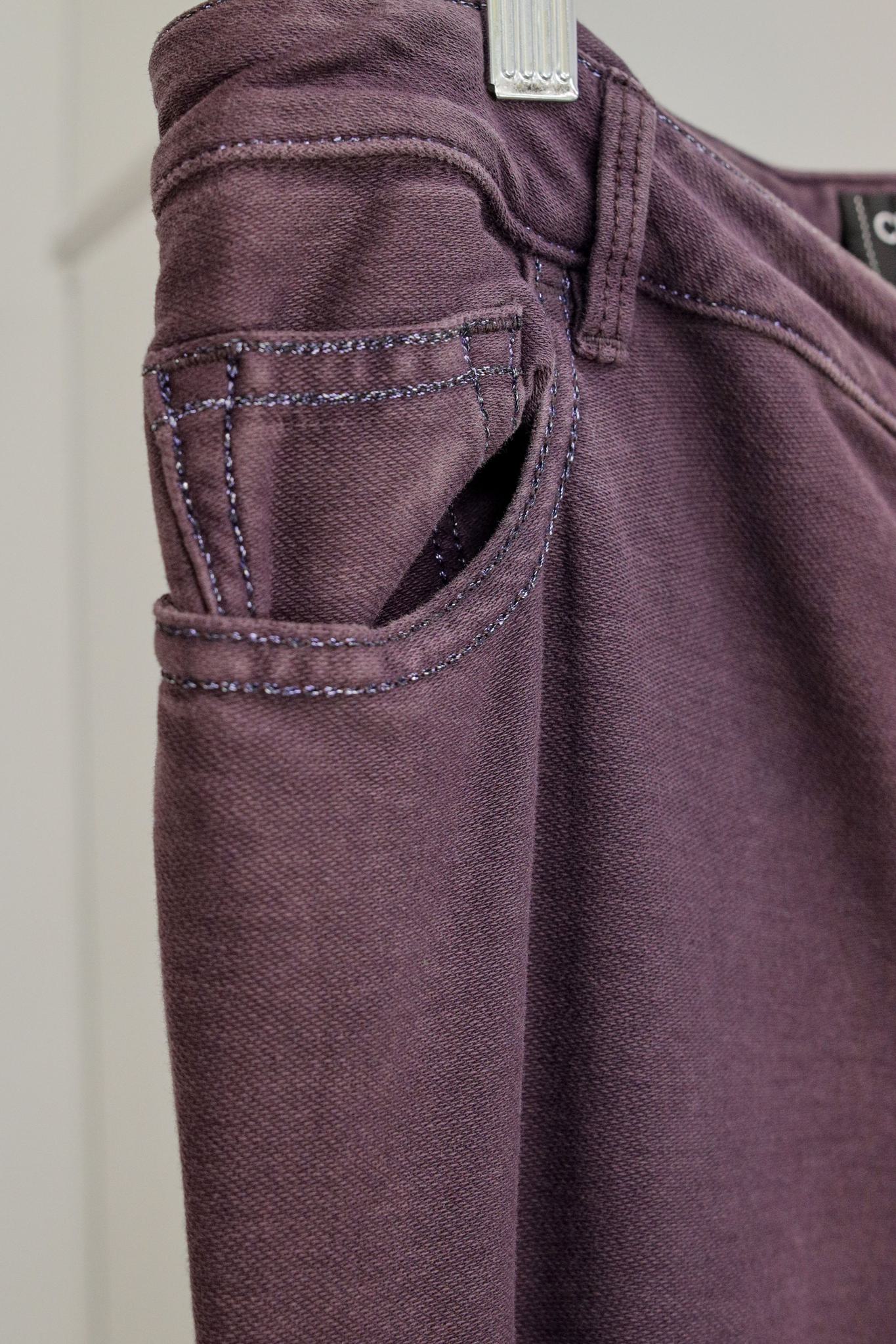 Chanel Aubergine Skinny Jeans