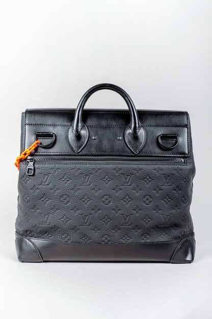Louis Vuitton Steamer Bag Monogram PM in Taurillon Leather