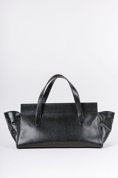 Alaïa Black Pebbled Leather Tote