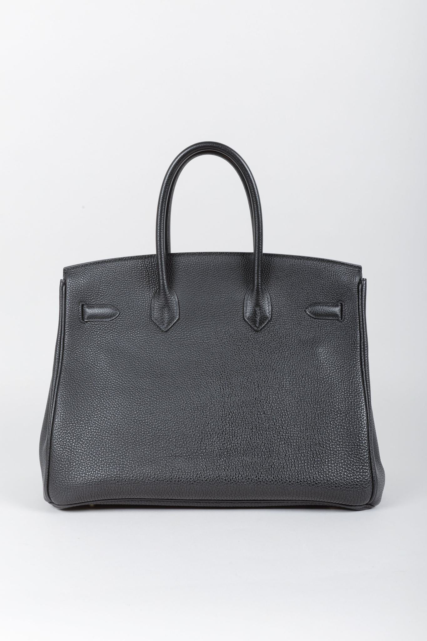 Hermès Birkin 35 Black Togo GHW