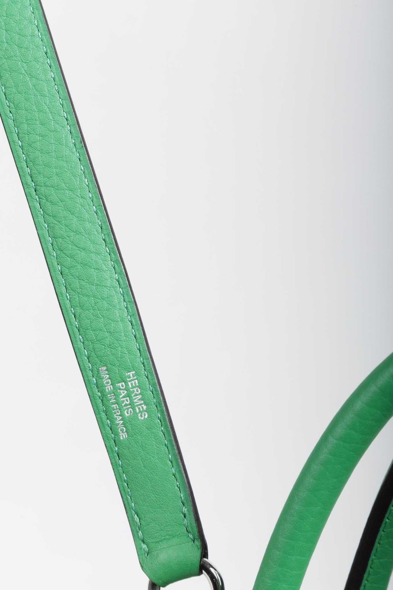 Hermès Bolide 35 Bambou Green