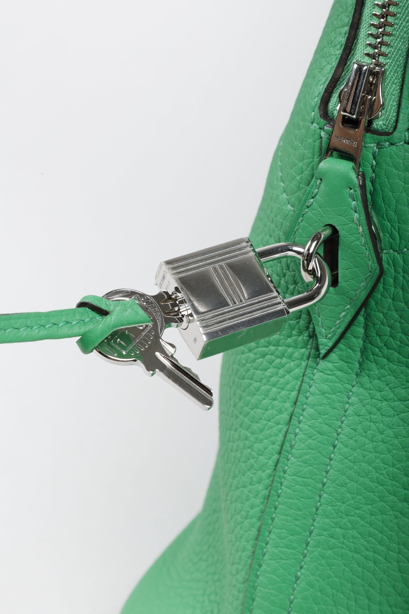 Hermès Bolide 35 Bambou Green