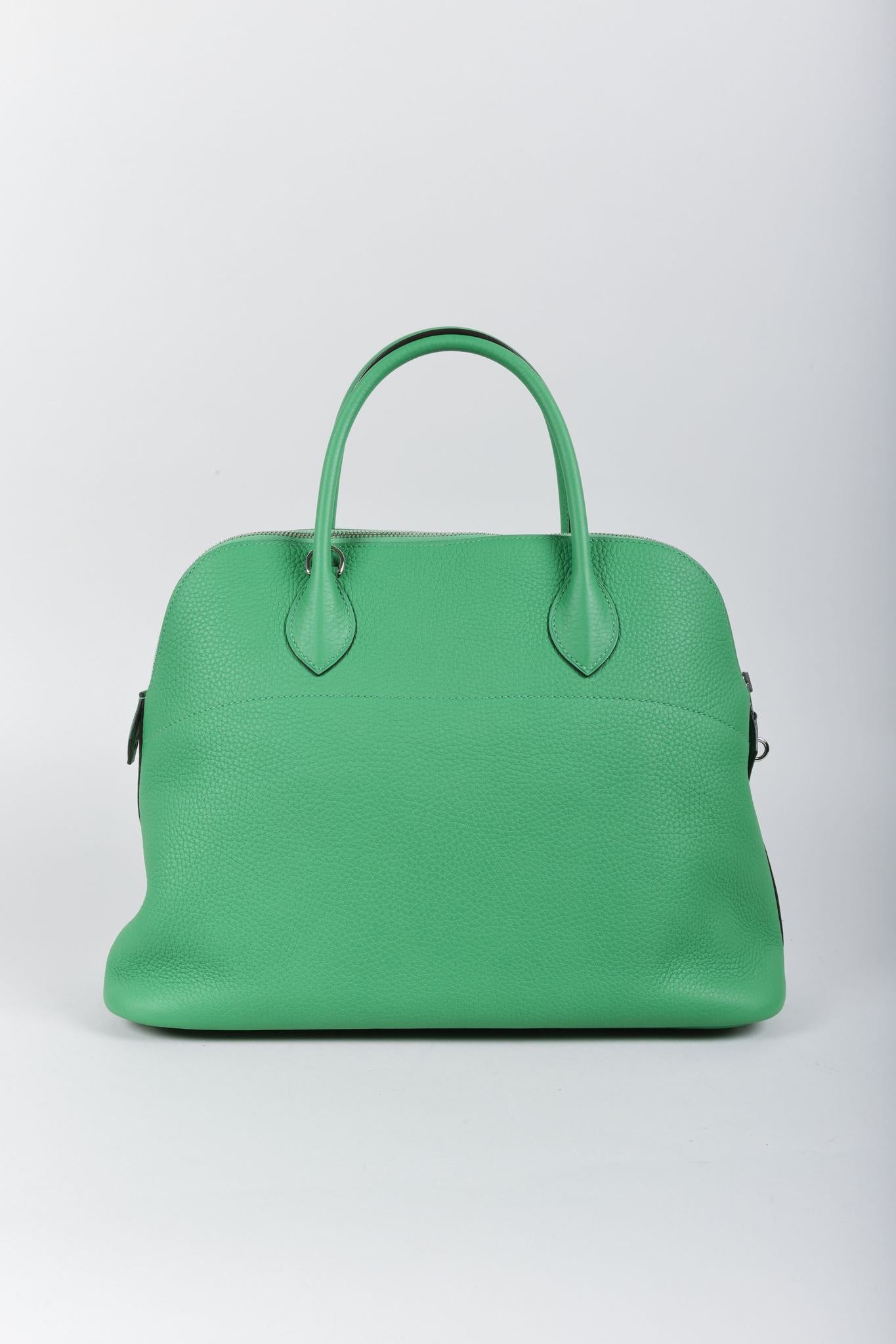 Hermès Bolide 35 Bambou Green