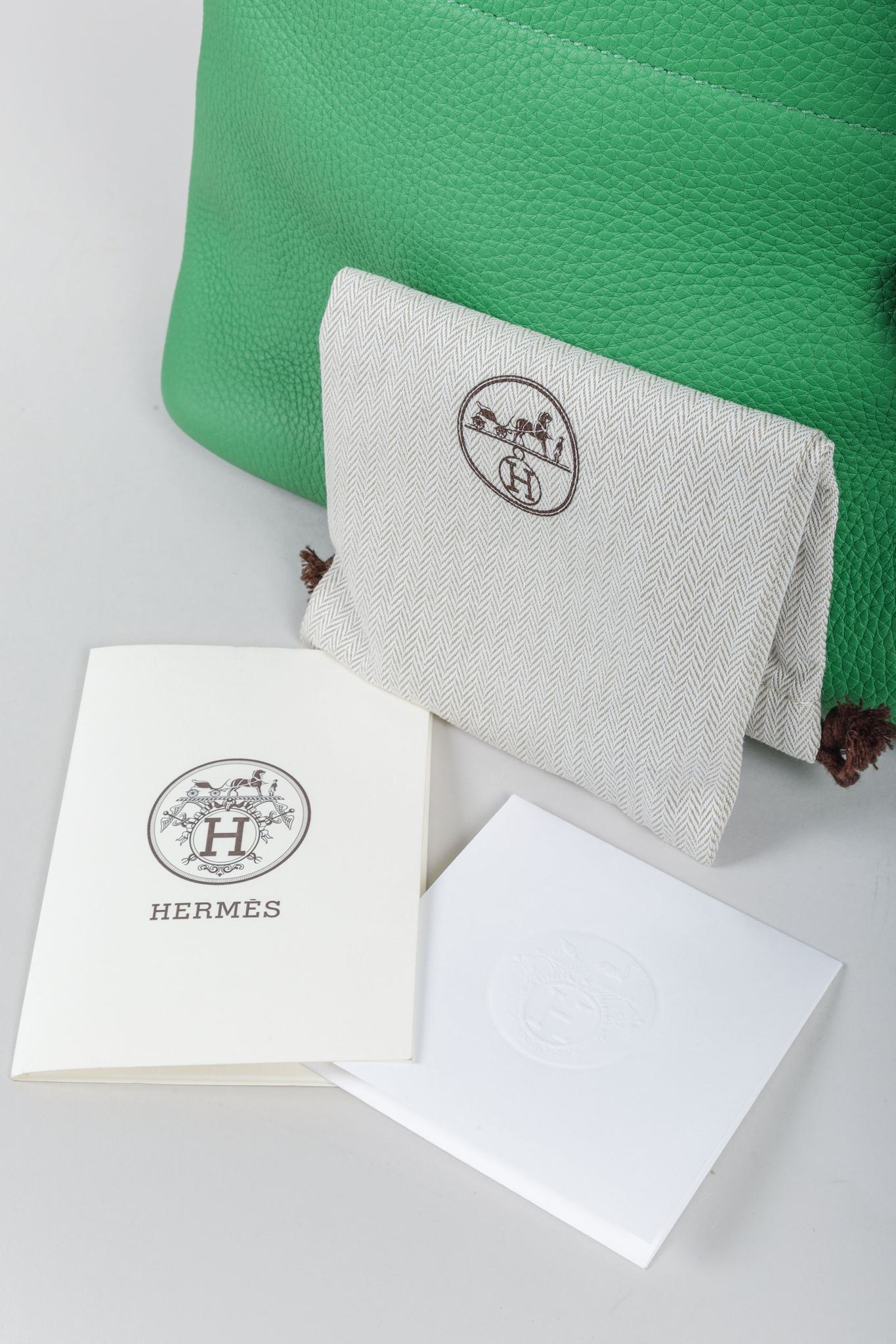 Hermès Bolide 35 Bambou Green