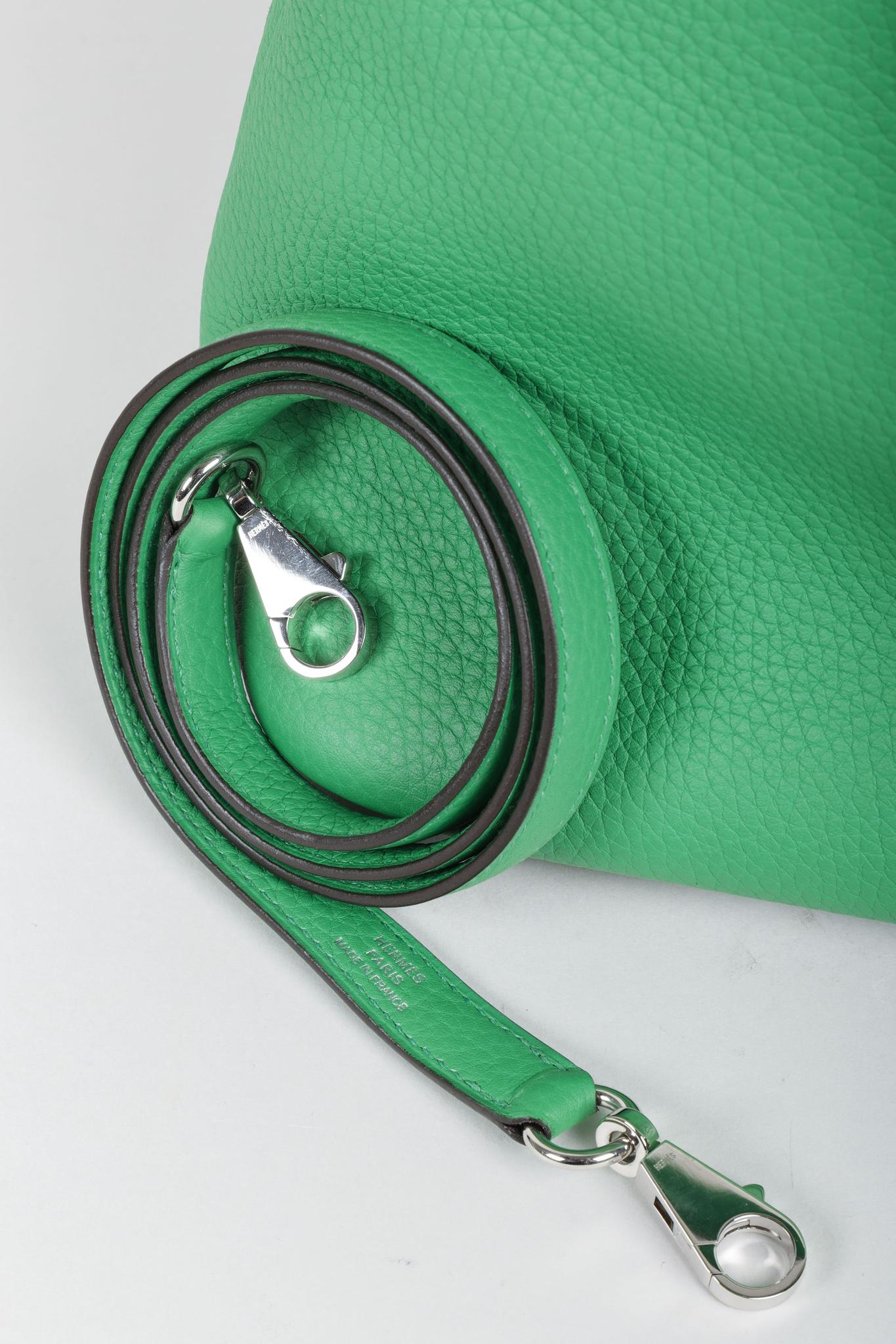 Hermès Bolide 35 Bambou Green