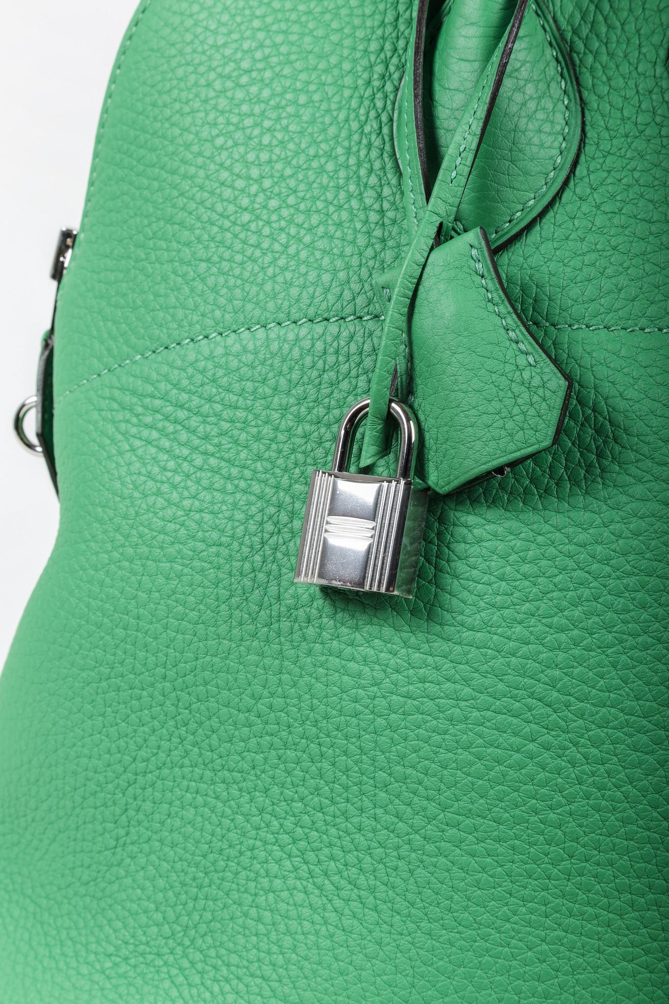 Hermès Bolide 35 Bambou Green