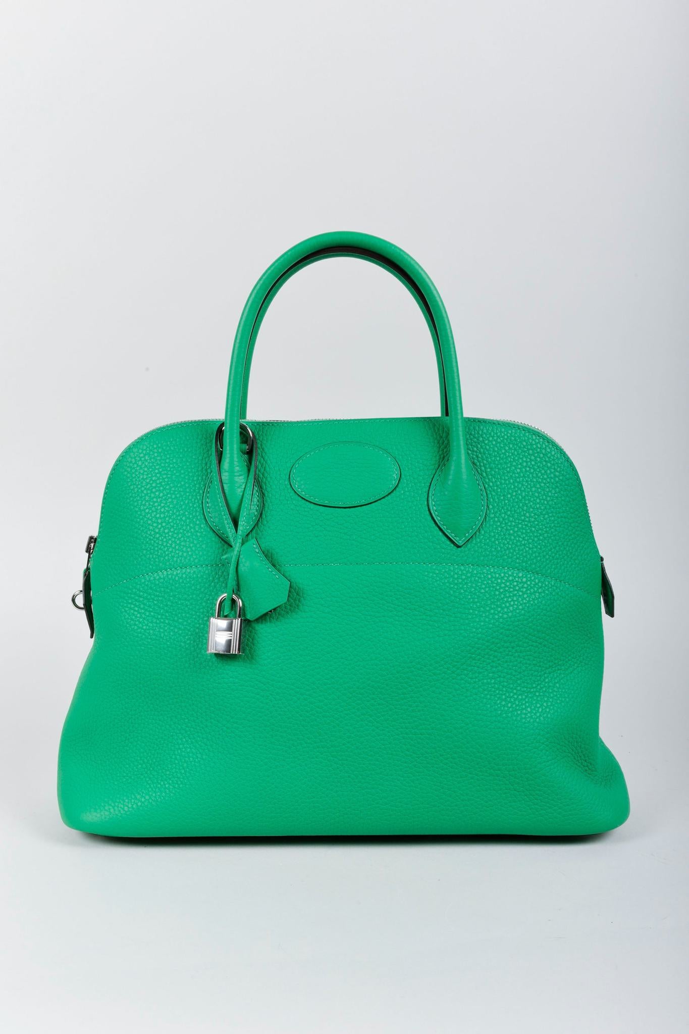 Hermès Bolide 35 Bambou Green