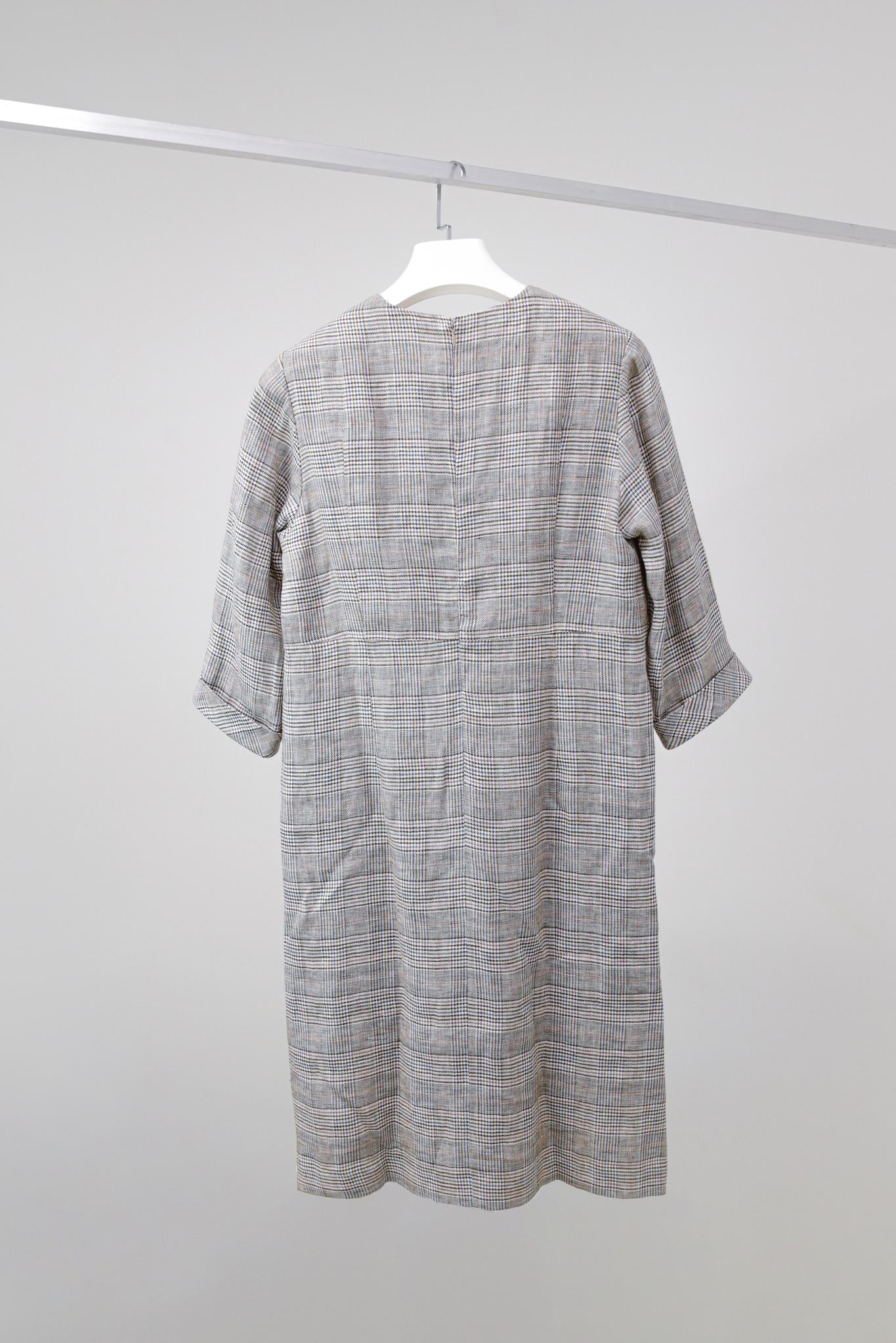 Sarahwear Prince of Wales Check Linen Dress