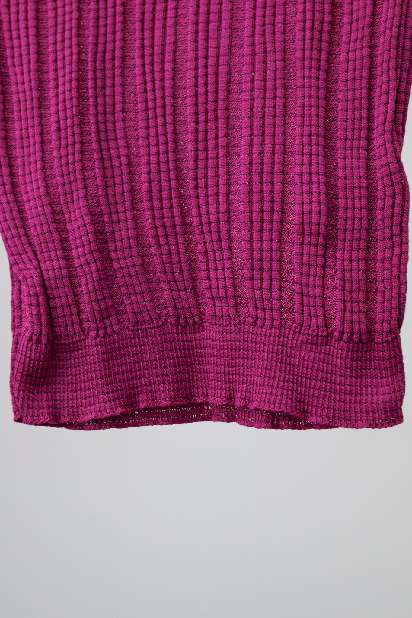 M Missoni Fuchsia Knit Tank