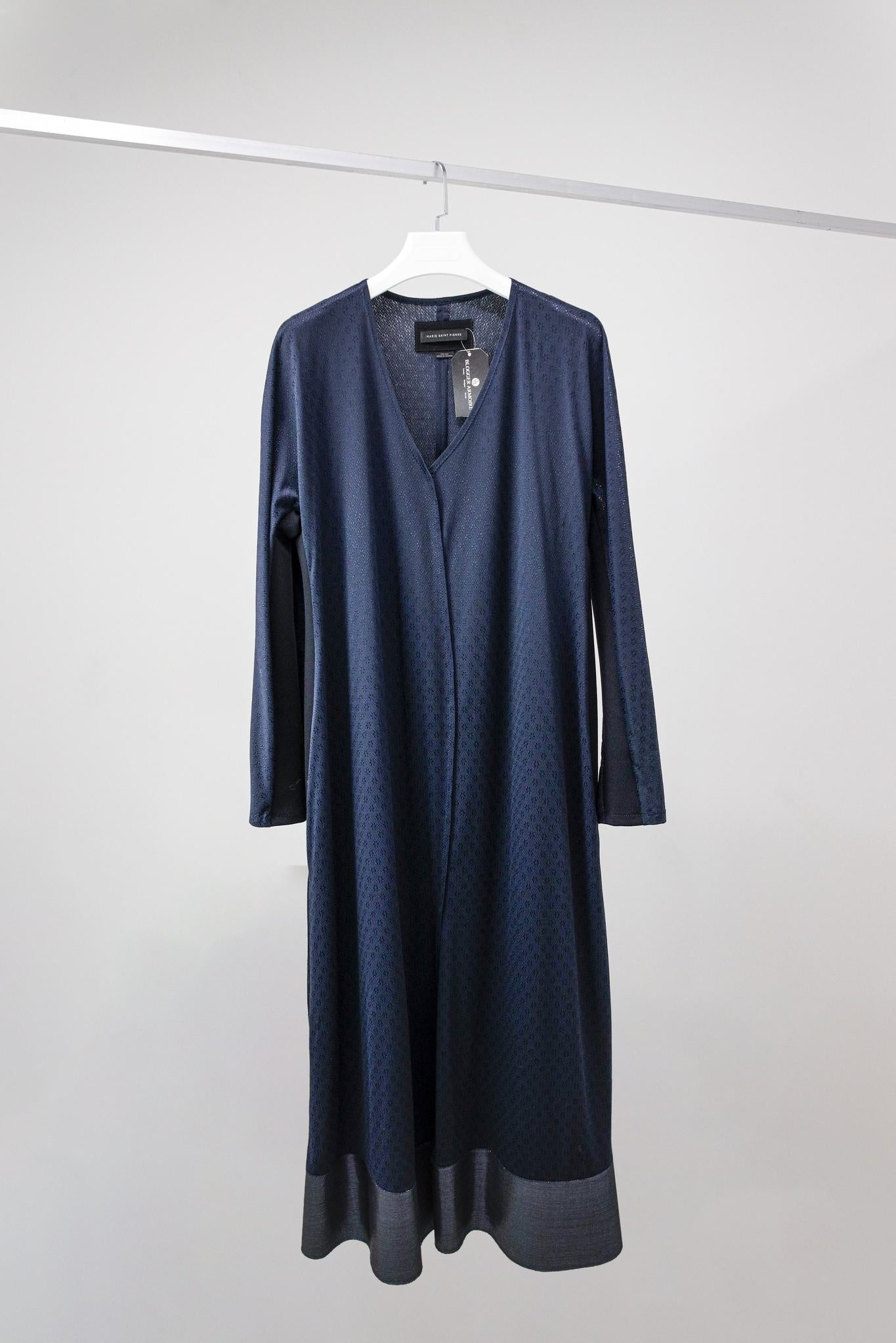 Marie Saint Pierre Midnight Blue Maxi Dress