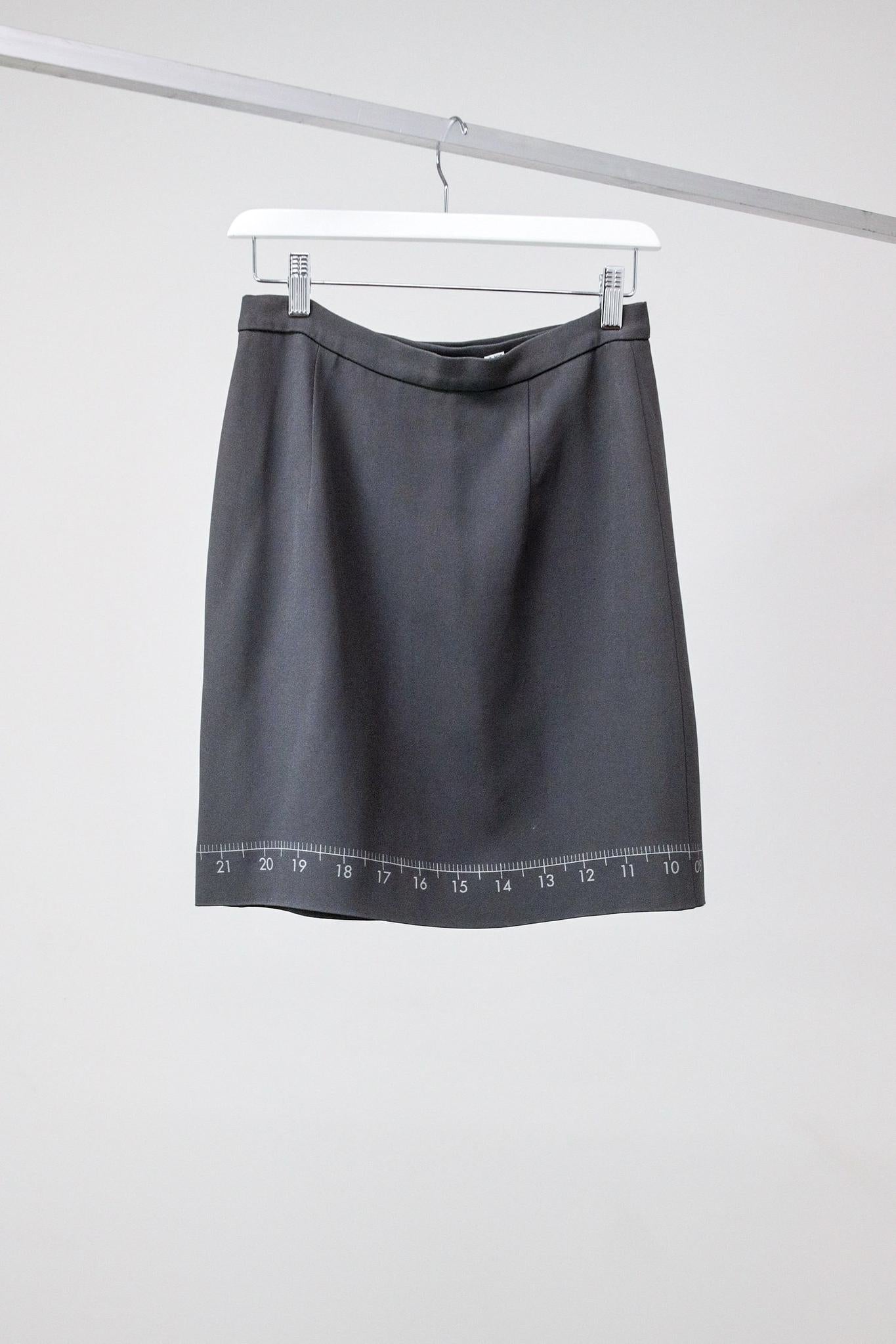 Moschino Cheap & Chic 90's "Nobody's Perfect" Skirt