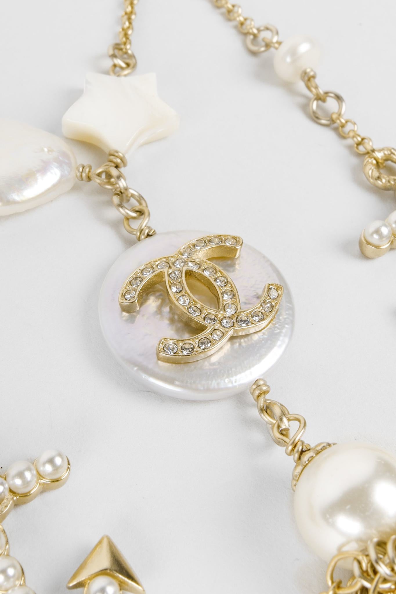 Chanel A18 Pearl Star CC Anchor Necklace