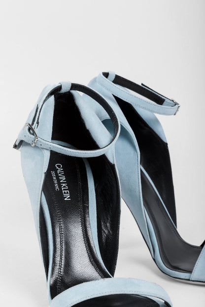 Calvin Klein 205W39NYC Blue Suede Letitia Sandals