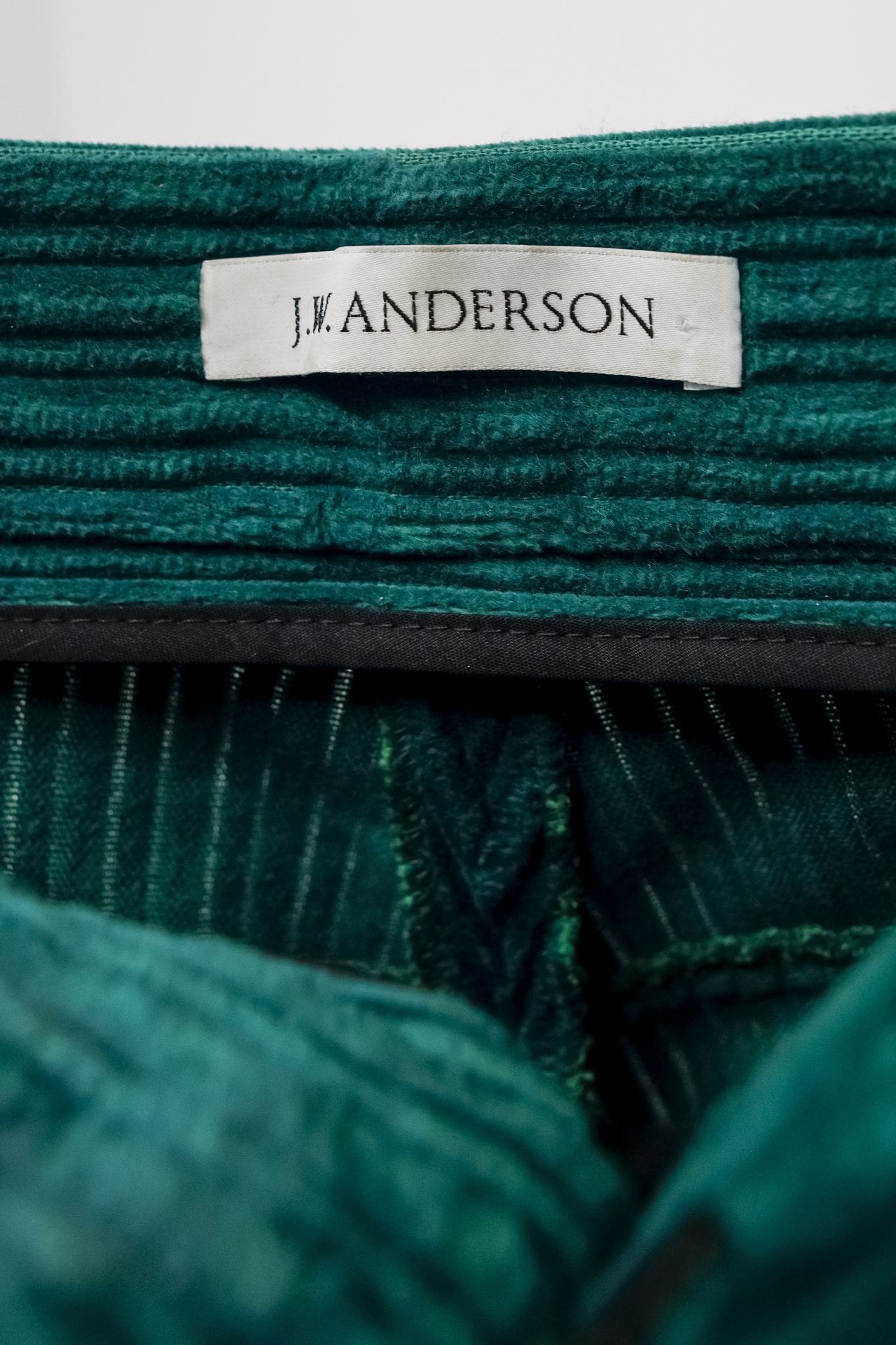 J.W. Anderson Emerald Chunky Cord Trousers