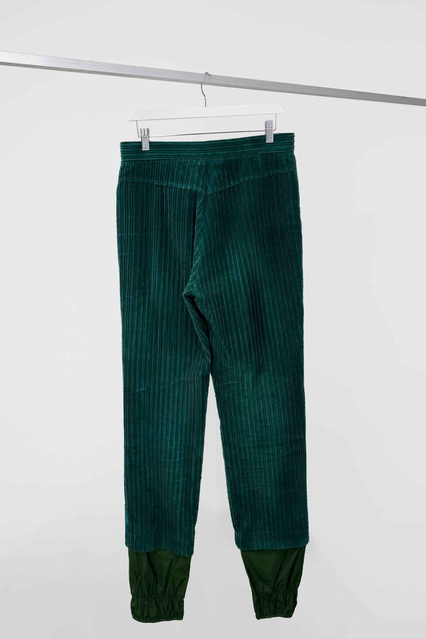 J.W. Anderson Emerald Chunky Cord Trousers