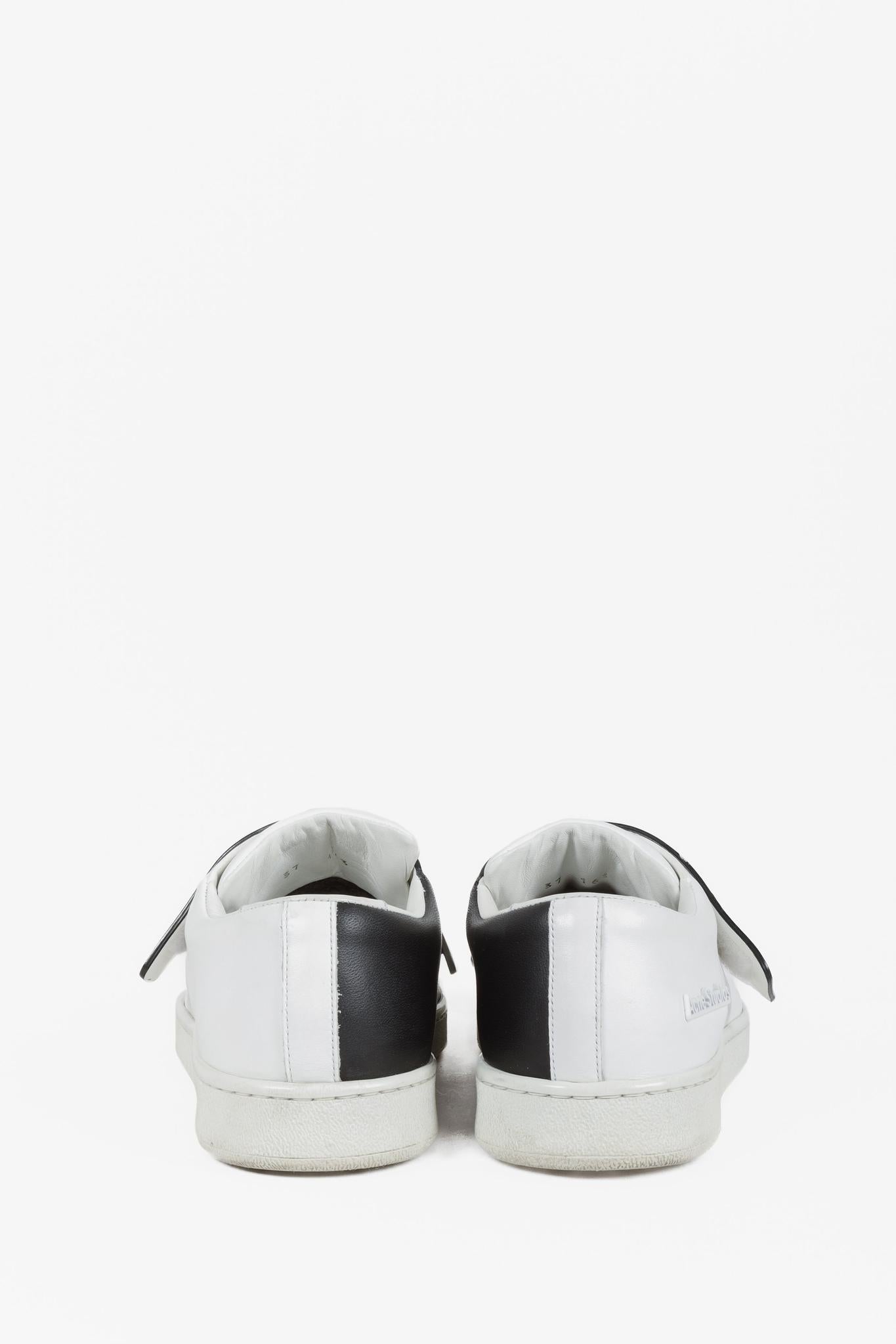 Acne Studios Black and White Triple Lo Yin Yang Sneakers