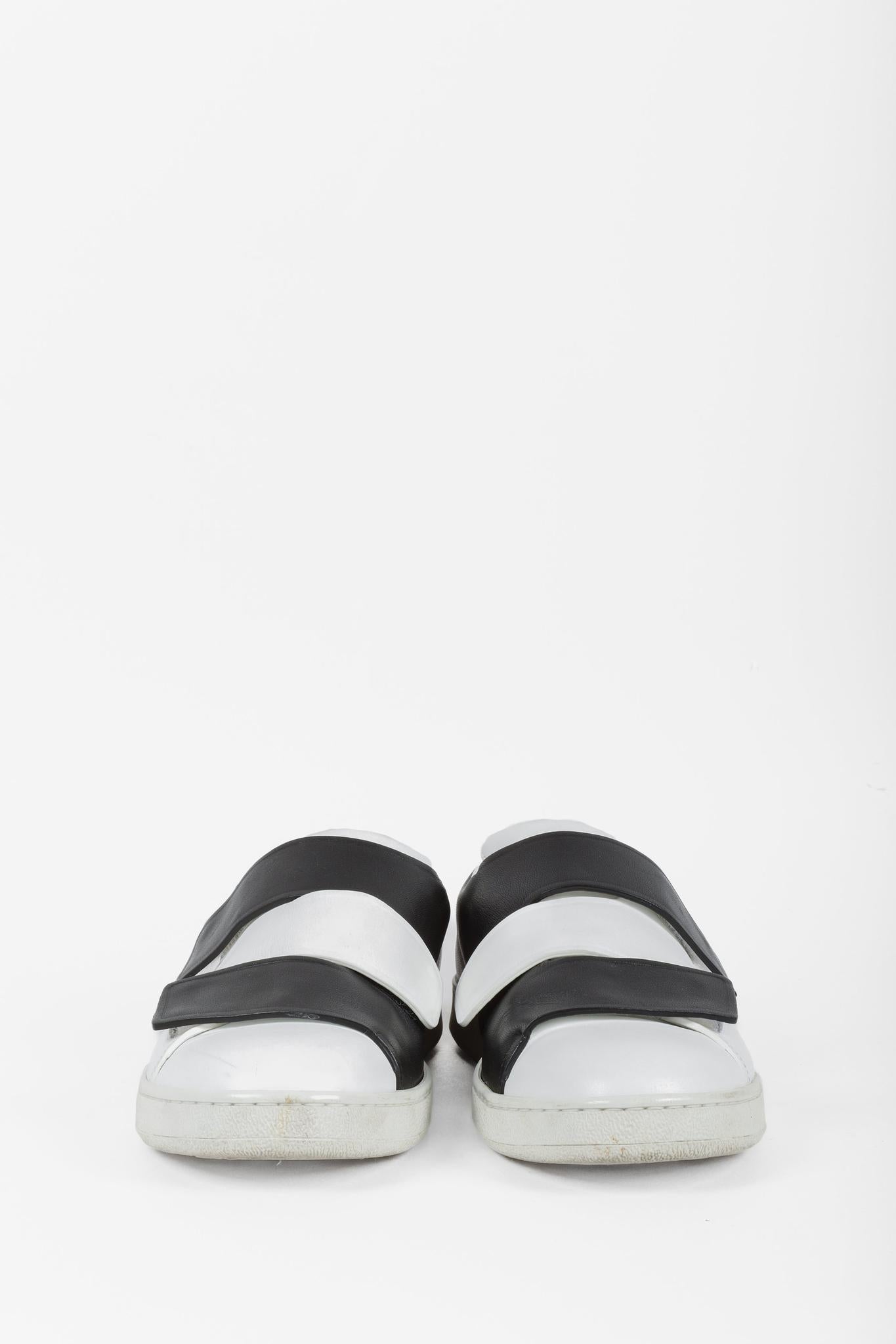 Acne Studios Black and White Triple Lo Yin Yang Sneakers