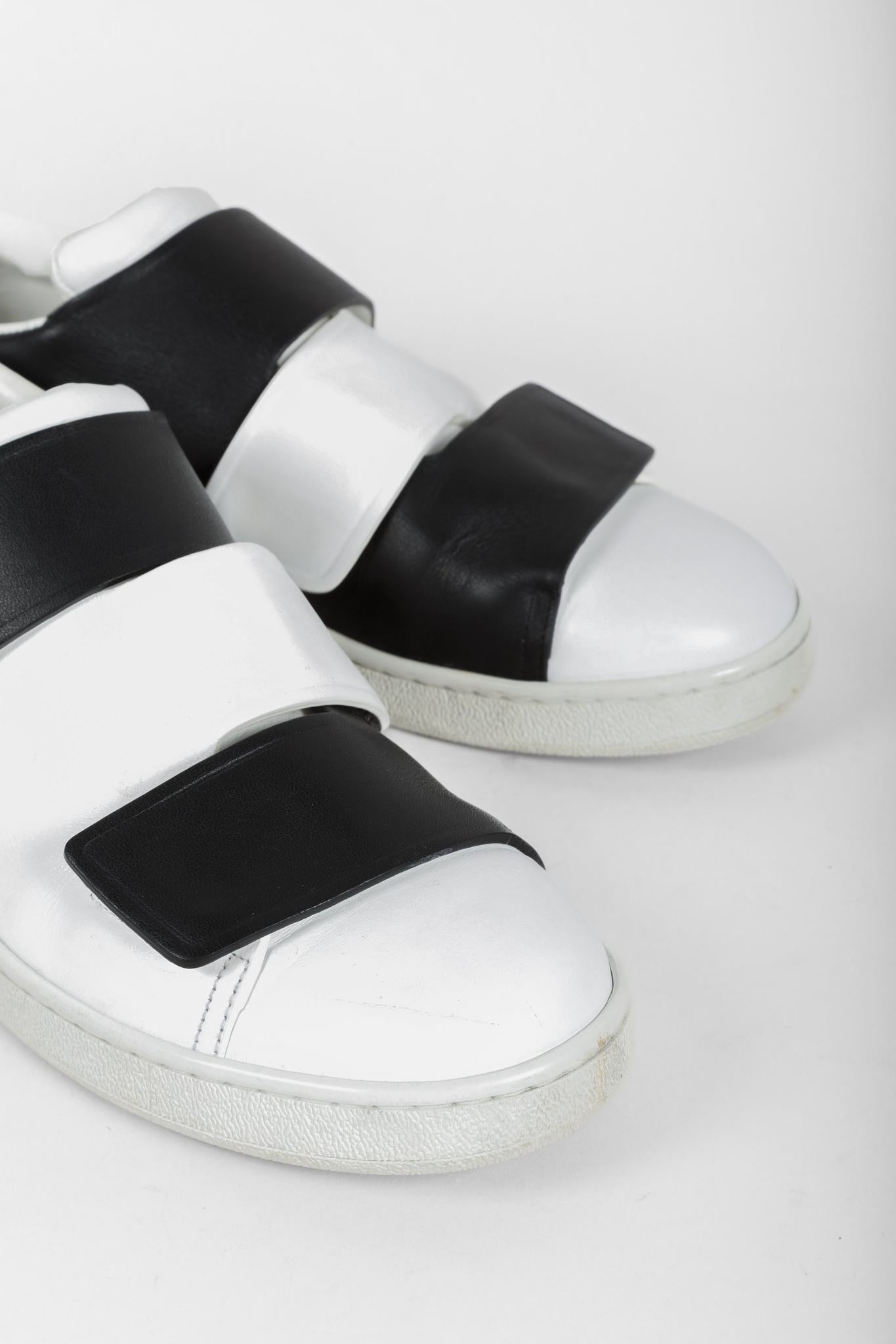 Acne Studios Black and White Triple Lo Yin Yang Sneakers